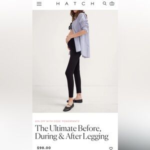 Hatch The Ultimate Before, During & After Legging